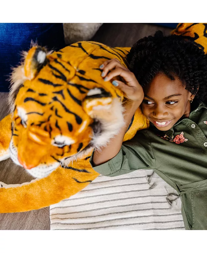 Melissa and Doug Melissa and Doug Giant Tiger - Lifelike Stuffed Animal  Over 5 Feet Long (Includes Tail)