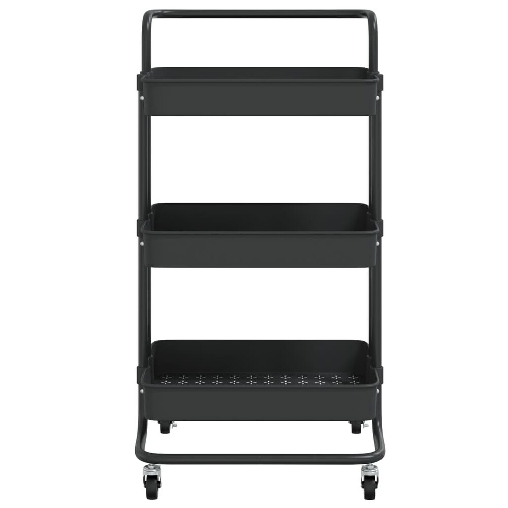 vidaXL 3 Tier Kitchen Trolley 16.5\