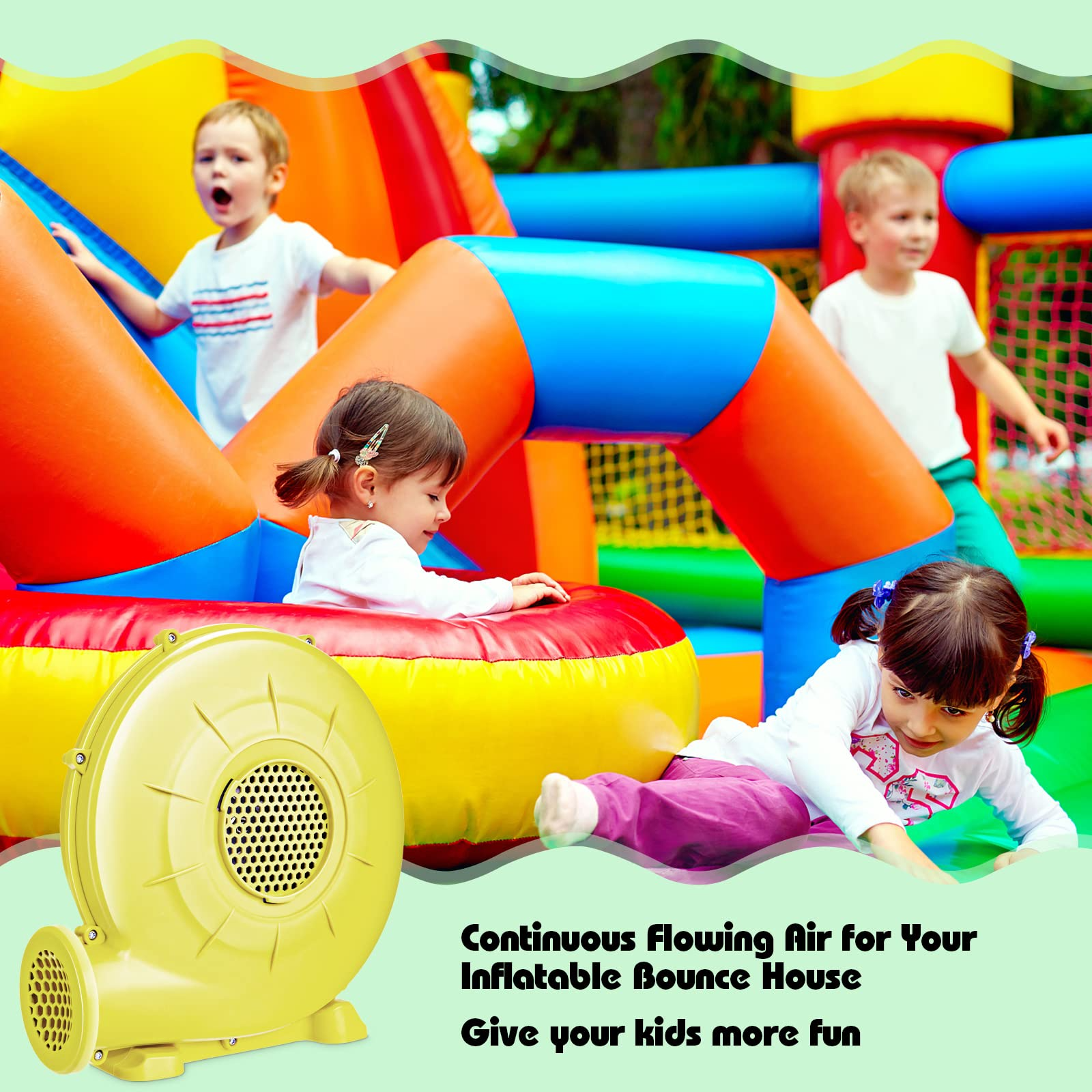 Air Blower, Pump Fan Commercial Inflatable Bouncer Blower