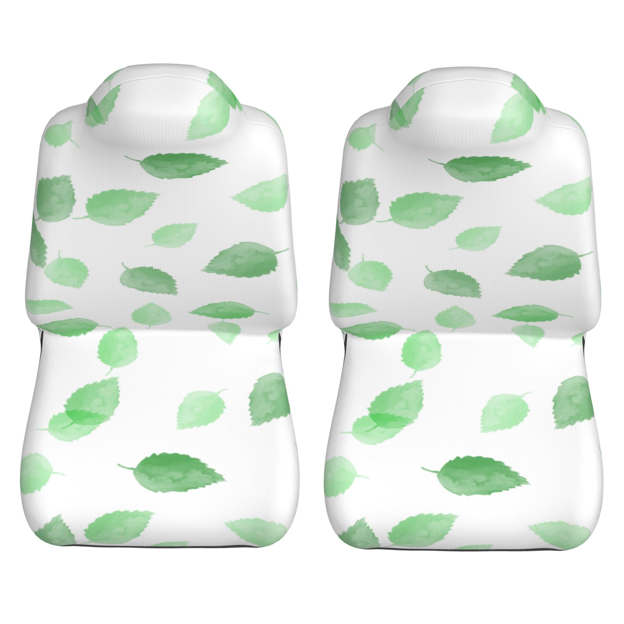 ZICANCN Car Seat Cover Leaves Print Car Front Seat Covers Protectors ， Automotive Seat Covers for Cars Trucks Suv