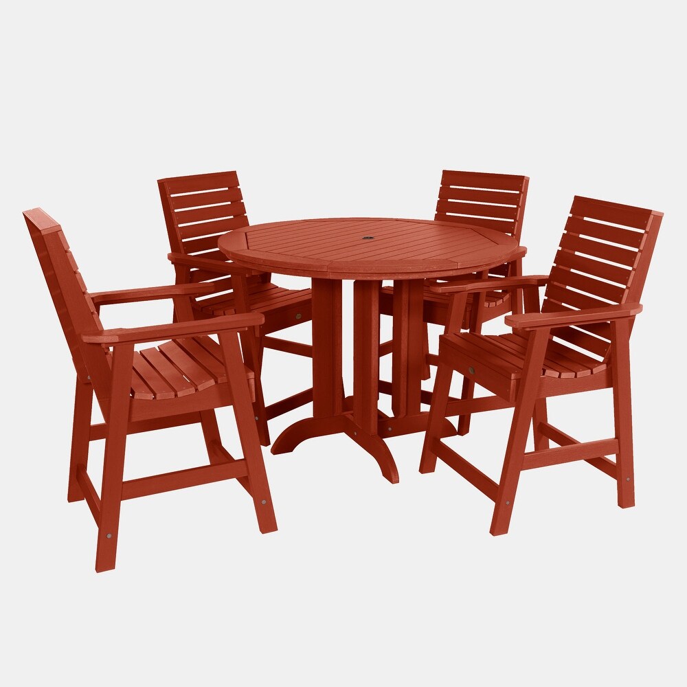 Weatherly 5 piece Outdoor Dining Set   48\