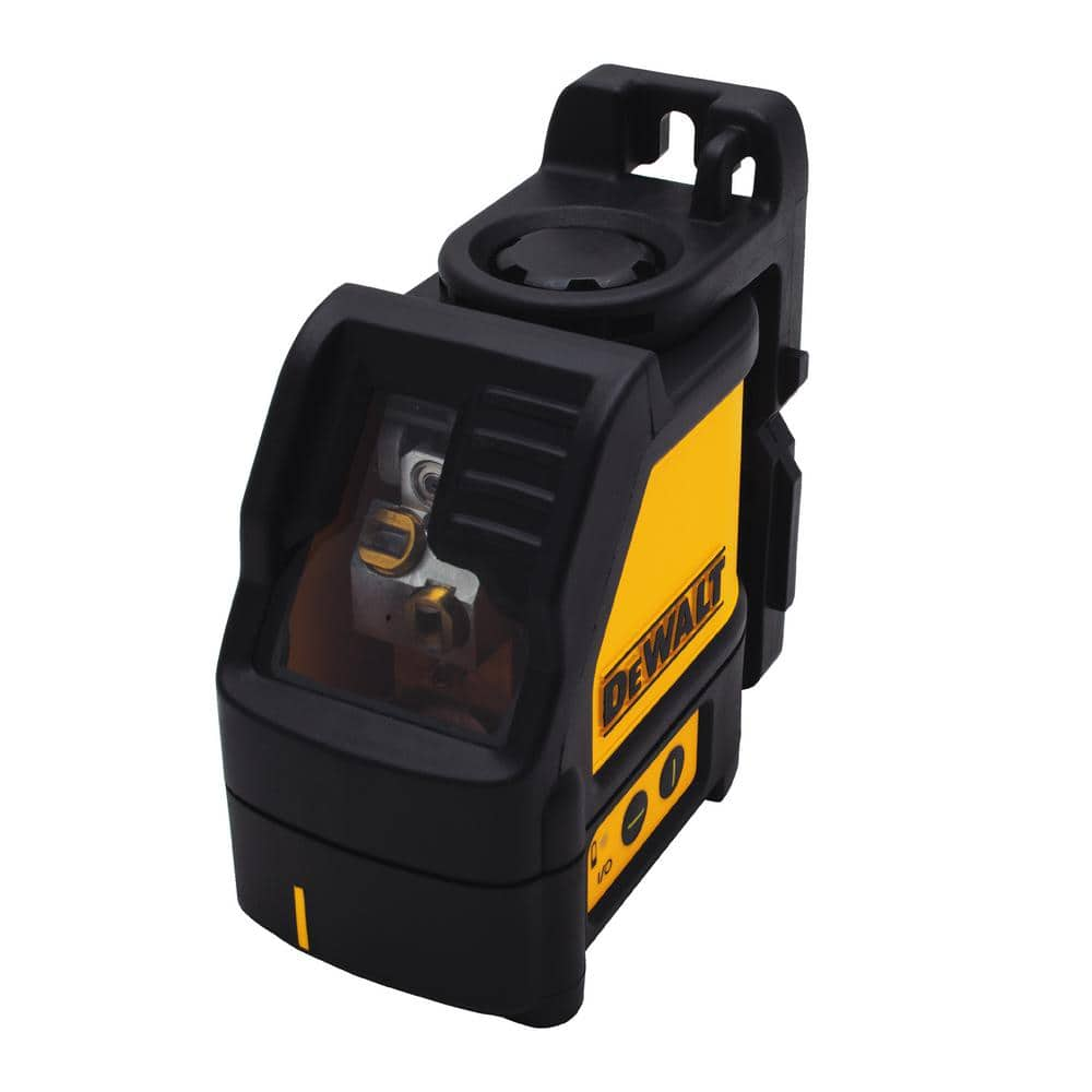 DEWALT 100 ft. Green Self-Leveling Cross Line Laser Level with (3) AA Batteries & Case DW088CG