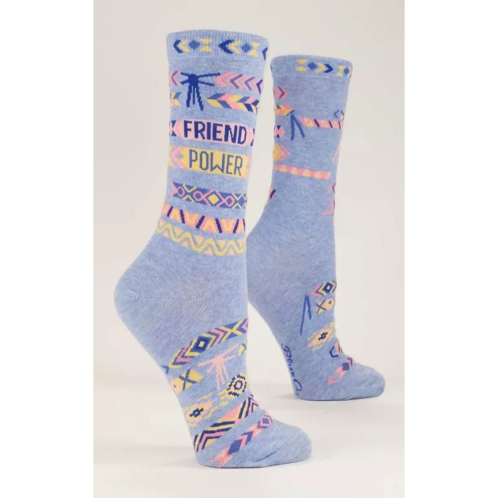   Women's Crew Socks -FRIEND POWER