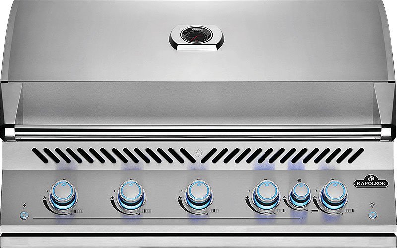 Napoleon 700 Series 38 RB Stainless Steel Built-In Natural Gas Grill With Infrared Rear Burner