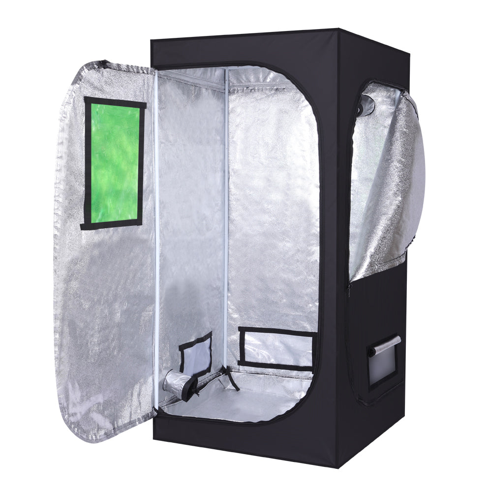 Lowestbest Grow Tent for Plant， Hydroponic Mylar Tent Reflective Garden Growing Dark Room with Observation Window， Indoor Grow Tent Room