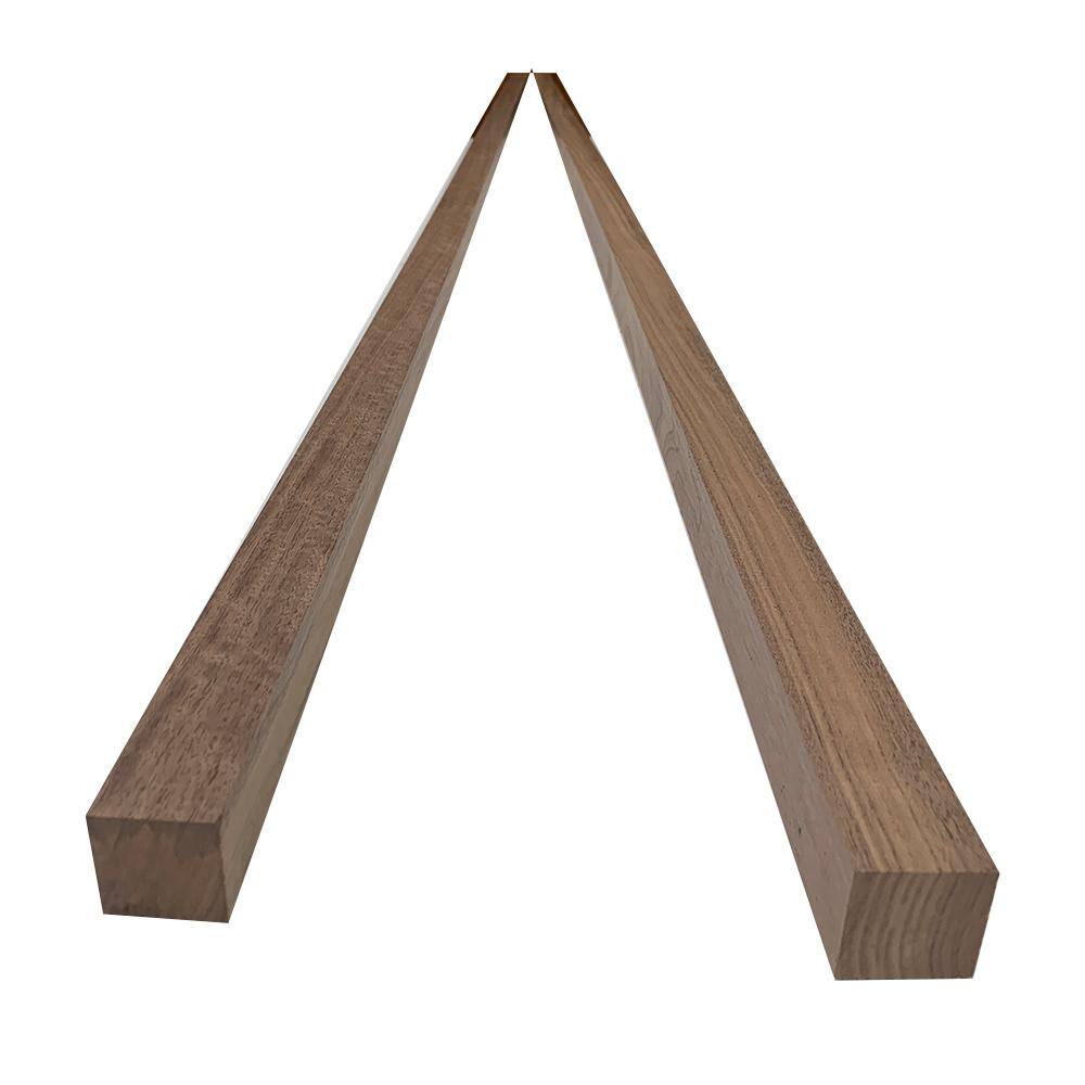 Swaner Hardwood 2 in. x 2 in. x 6 ft. Walnut S4S Board (2-Pack) OL08011672WA