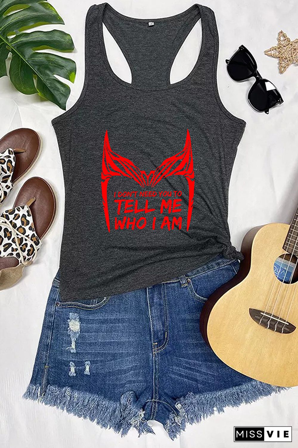 Scarlet Witch Crown Tiara, I Don’t Need You To Tell Me Who I Am Sleeveless Tank Top Wholesale