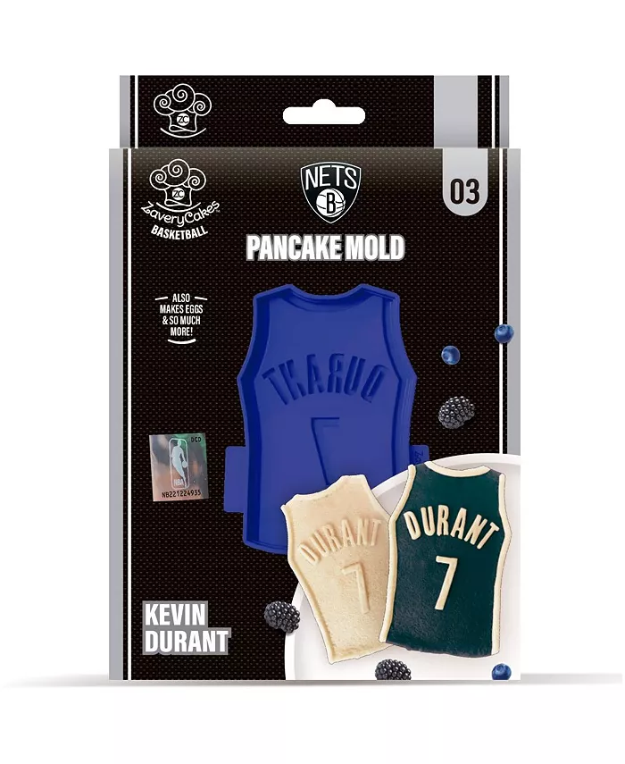 ZaveryCakes Kevin Durant Brooklyn Nets Player Jersey Name and Number Pancake Mold