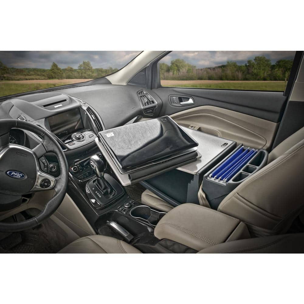 AutoExec ReachDesk for Front Seat in Gray REACHDESK-01FS