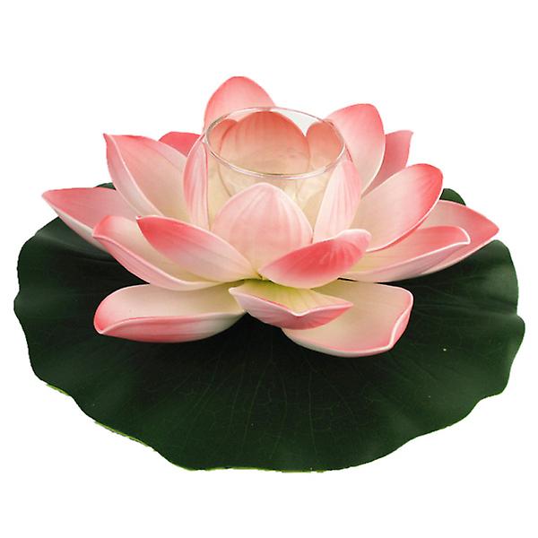 1pc Vivid Lotus Lamp Wishing Lamp Floating Lotus Lamp Decorative Lamp (gouache)