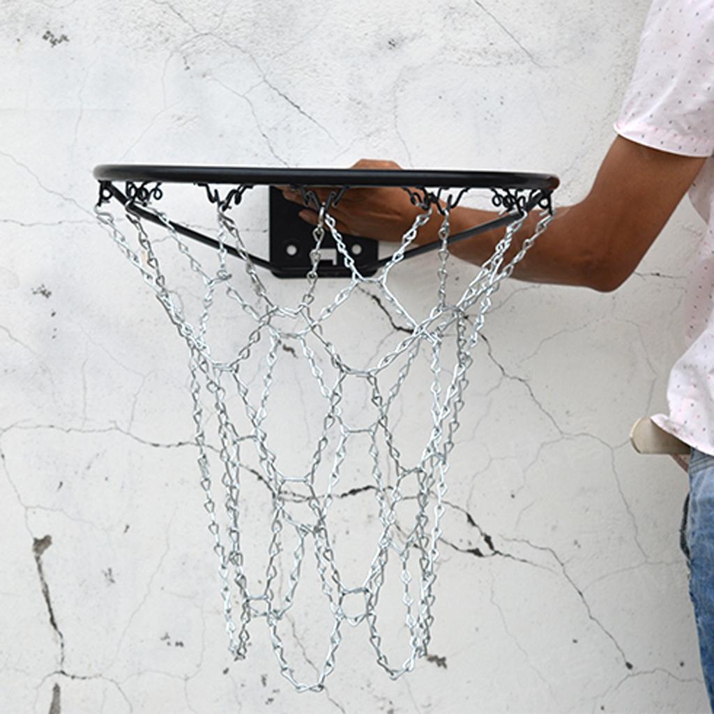 Heavy Duty Galvanized Steel Chain Basketball Any Standard Basketball Hoop for Sports Recreational Basketball Courts