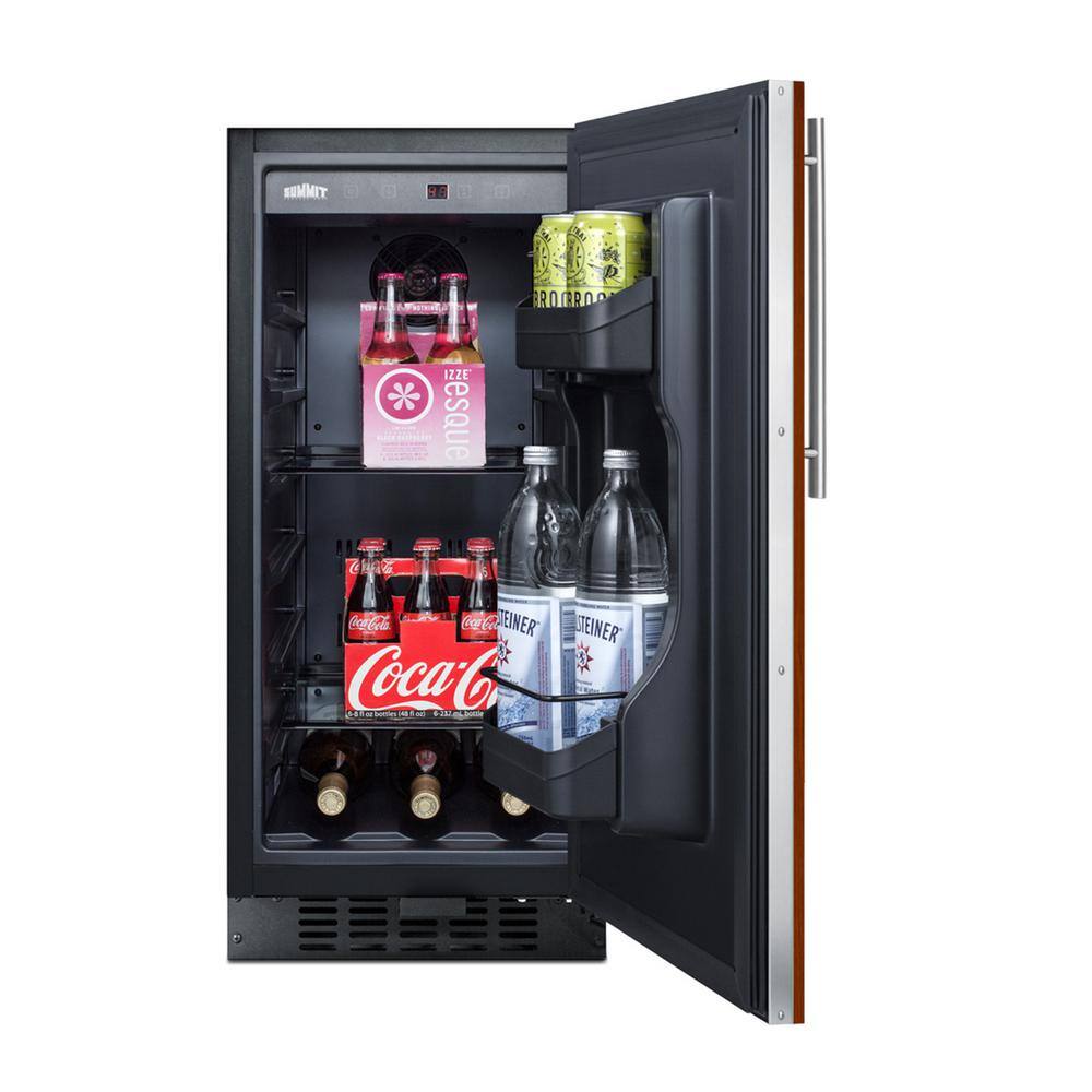 Summit Appliance 15 in. 3 cu. ft. Mini Fridge with Panel-Ready Door FF1532BIF