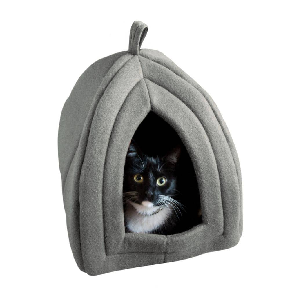 Petmaker Small Grey Igloo Cat Bed HW3210009