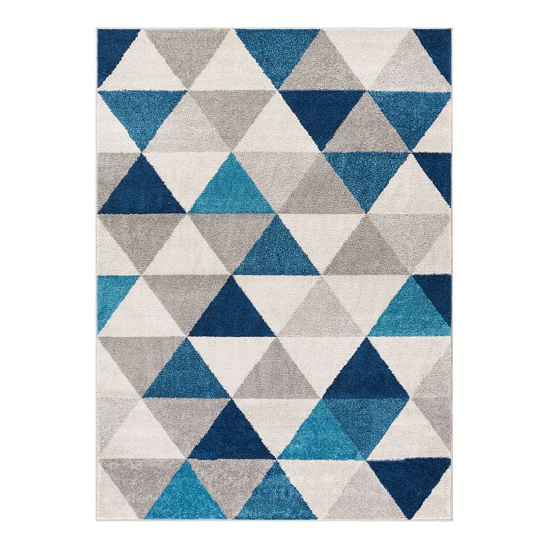 Well Woven Mystic Alvin Mid-Century Modern Geometric Area Rug