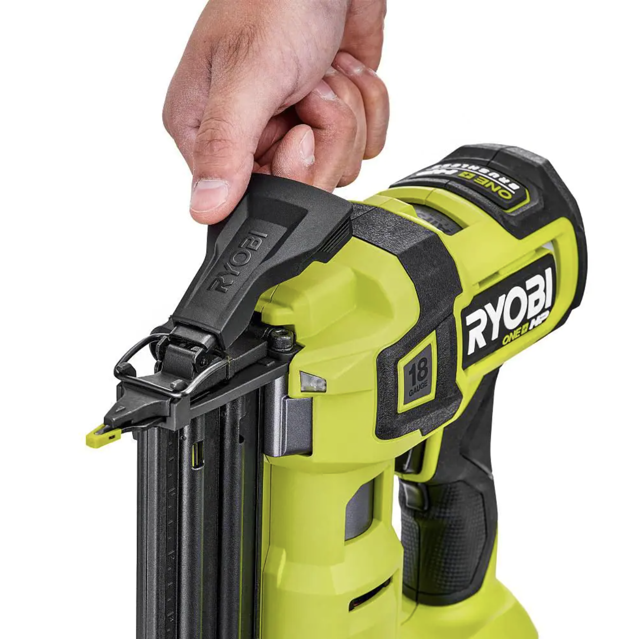 Ryobi ONE+ HP 18V 18-Gauge Brushless Cordless AirStrike Brad Nailer， Tool Only (P322)