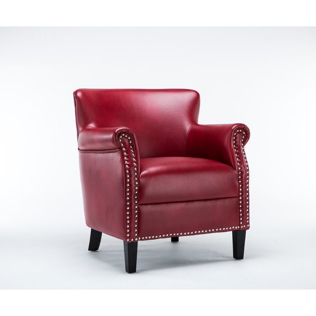 Holly Red Club Chair Comfort Pointe