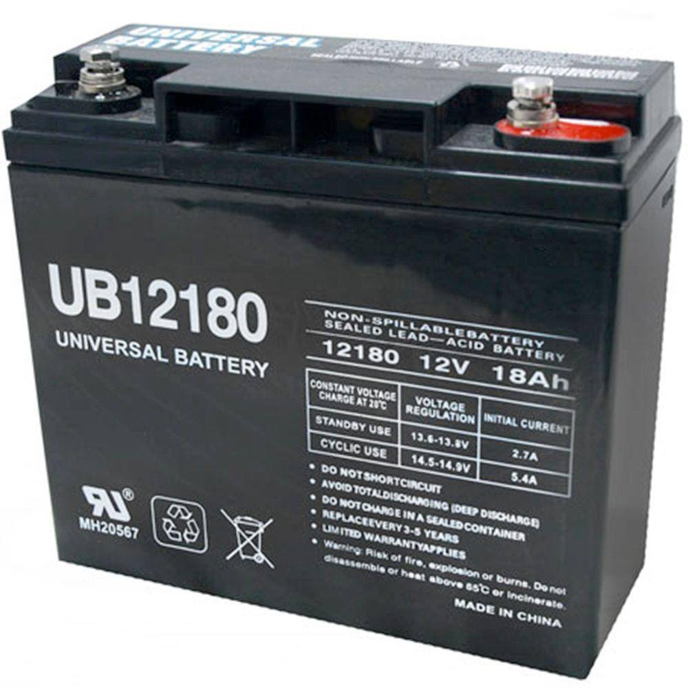 UPG 12-Volt 18 Ah I1 Terminal Sealed Lead Acid (SLA) AGM Rechargeable Battery UB12180