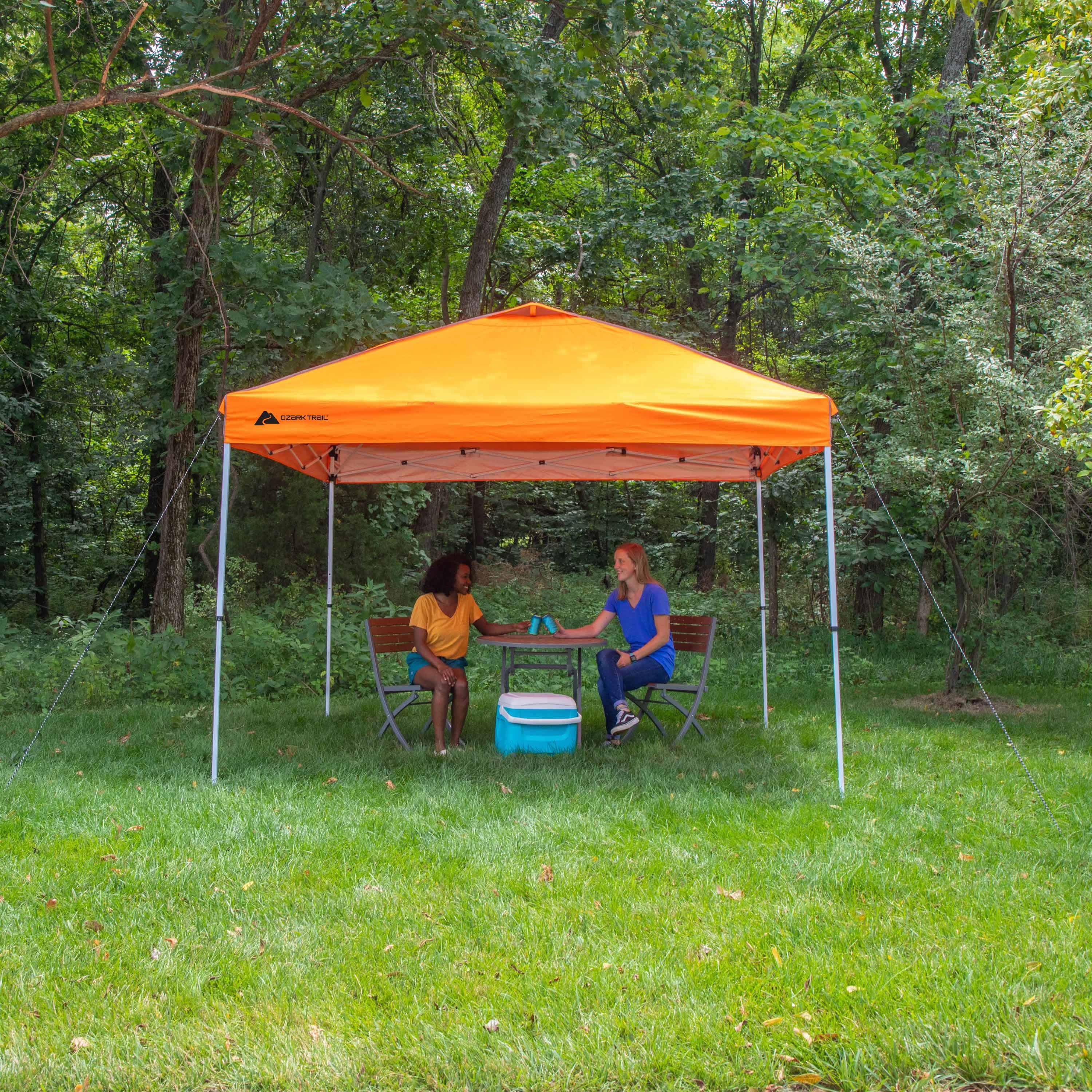 Ozark Trail 10' x 10' Instant Straight Leg Canopy (100 Square feet)