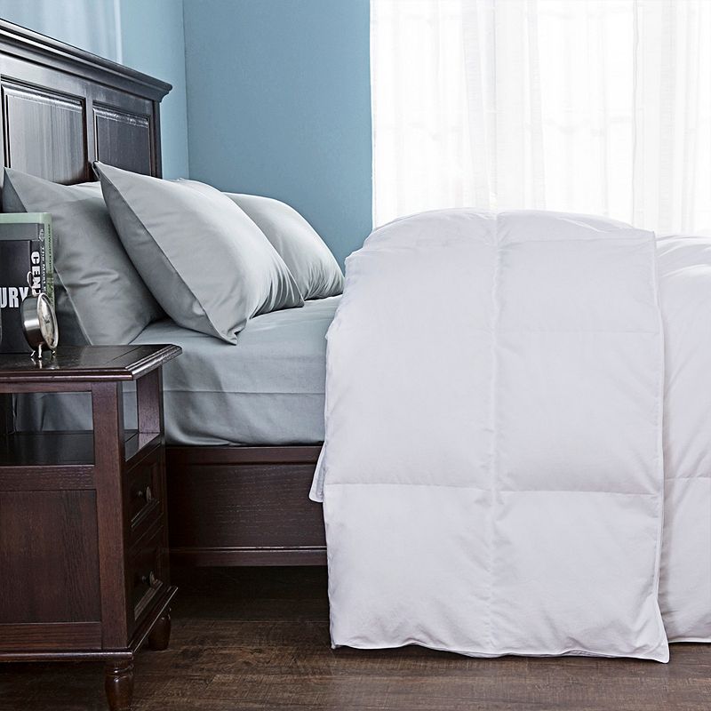 Dream On Heavyweight White Goose Down Comforter，