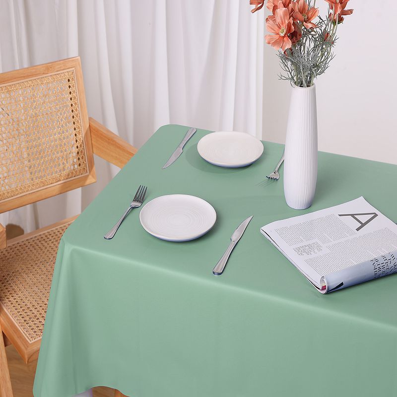 Rectangle Washable Water Resistance Tpu Table Cover 1 Pc， 55 X 79