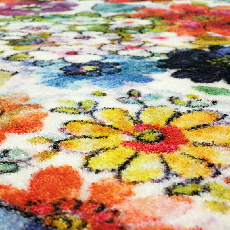 Mohawk® Home Prismatic Blossoms Rainbow Recycled EverStrand Area Rug