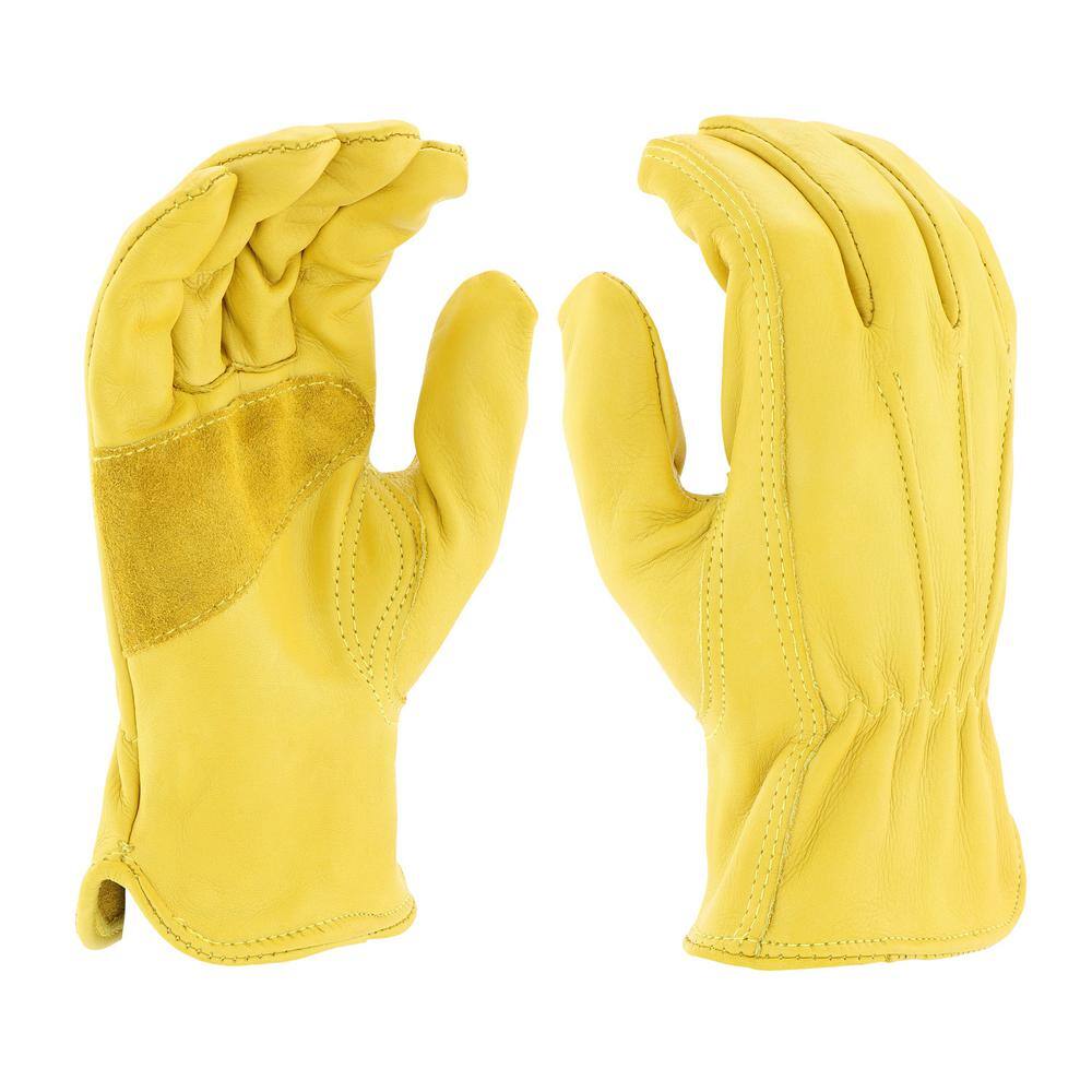 West Chester Grain Cowhide Leather Large Work Gloves HD84000LSPS6