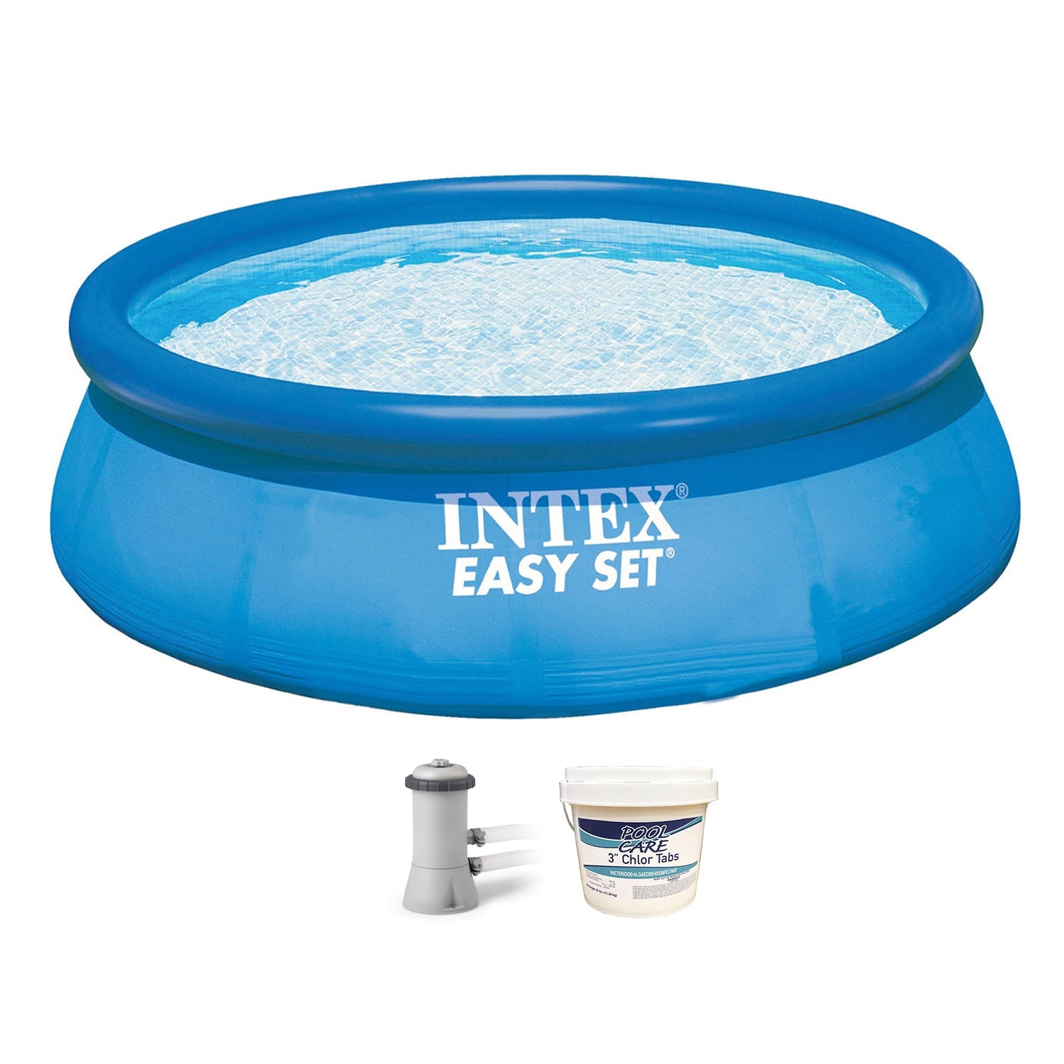 Intex 28131EH 12' x 30"  Swimming Pool with Filter Pump & 3in Chlorine Tabs