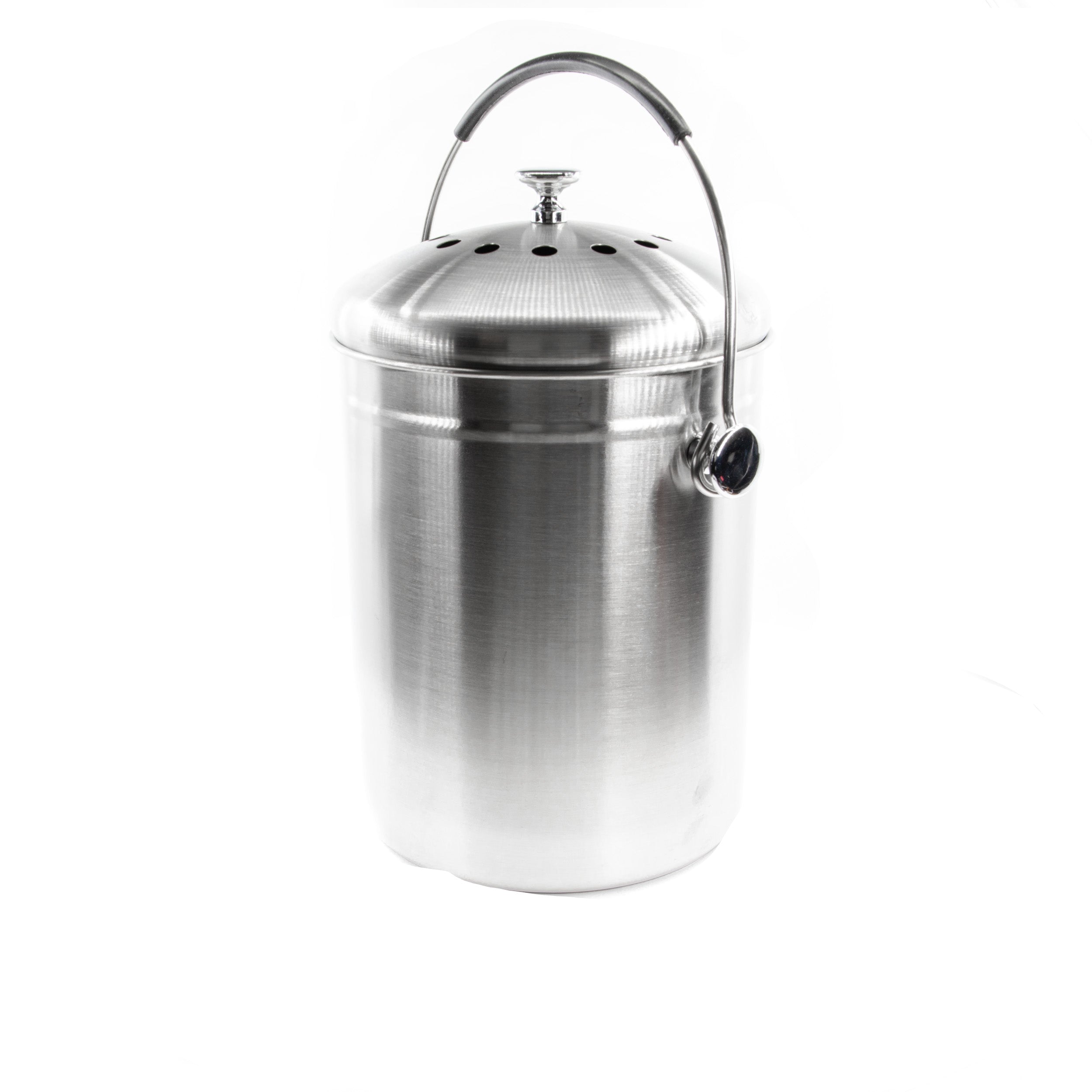 Countertop Compost Bin Stainless Steel 166 oz.