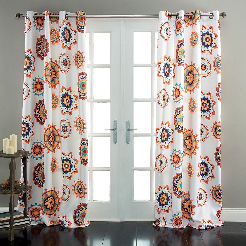 Lush Decor Adrianne Room Darkening Window Curtain Pair - 52'' x 84''