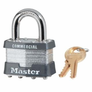 Master Lock 470 1KA 3252 4Pin Tumbler Padlock Keye...