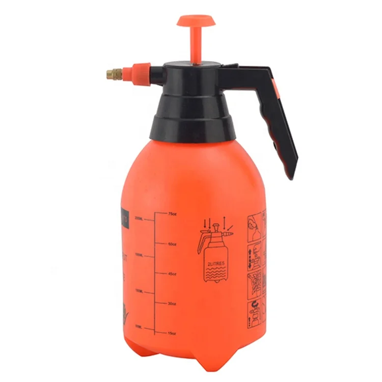 2L portable plastic hand pump garden pressure pesticide sprayer