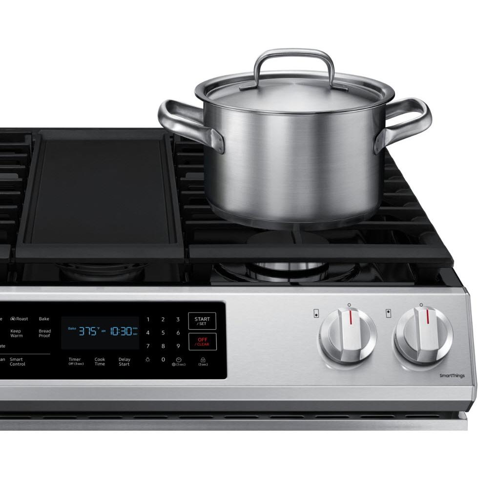  30-inch Slide-in Gas Range with Wi-Fi Connect NX60T8311SS/AA