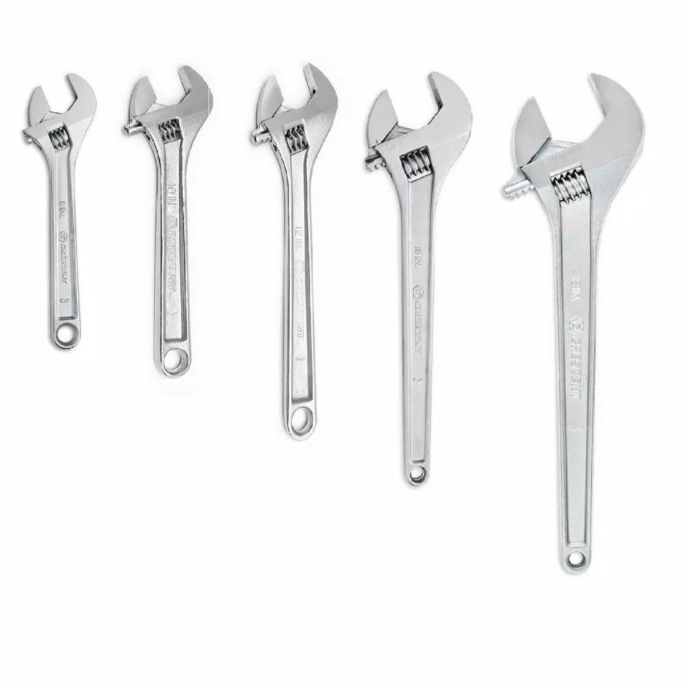 Crescent Master Adjustable Wrench Set (5-Piece) and#8211; XDC Depot