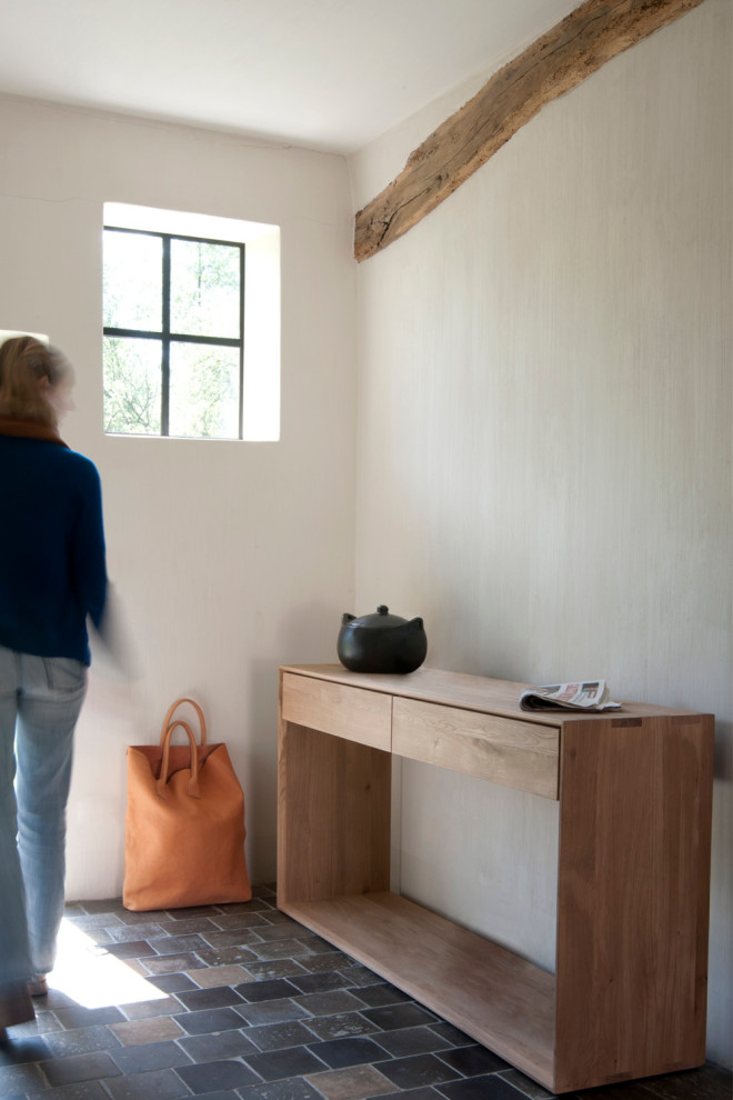 Oak 2 Drawer Console Table  OROA Nordic   Contemporary   Console Tables   by Oroa   Distinctive Furniture  Houzz