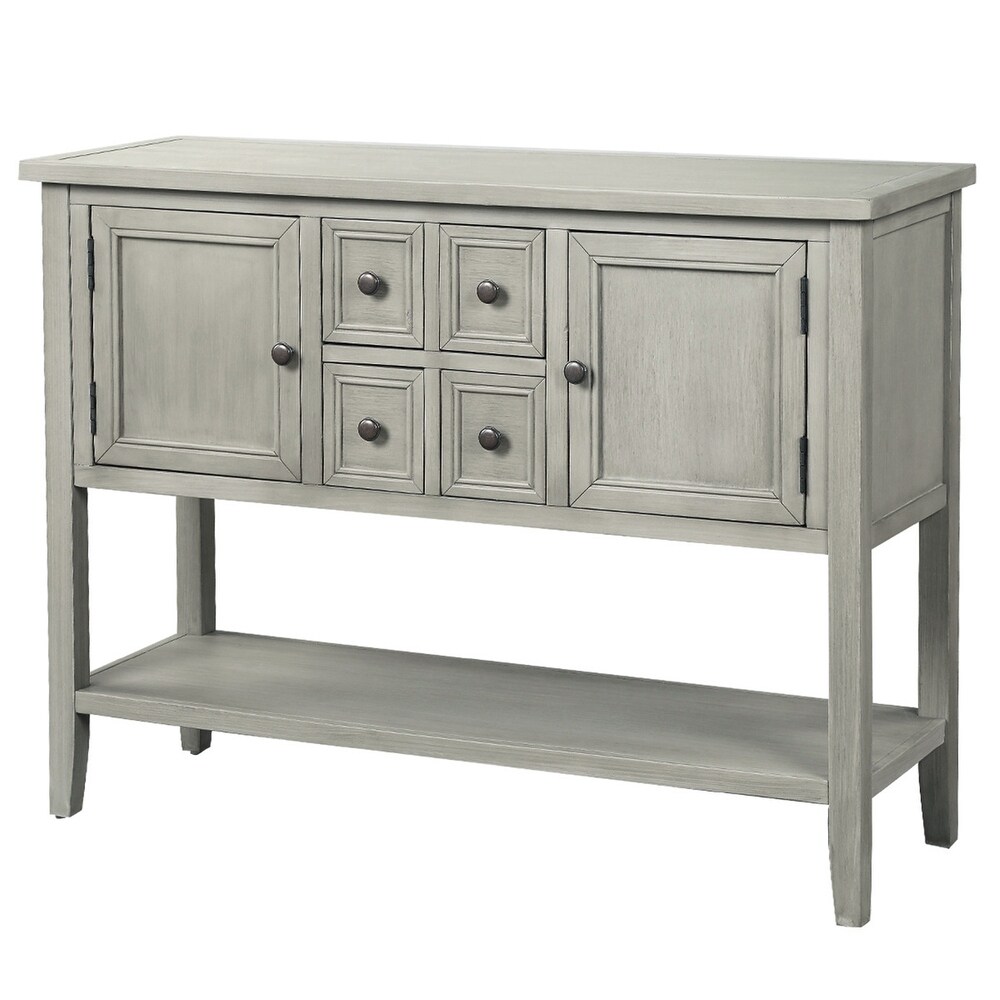 Buffet Sideboard Console Table with Bottom Shelf