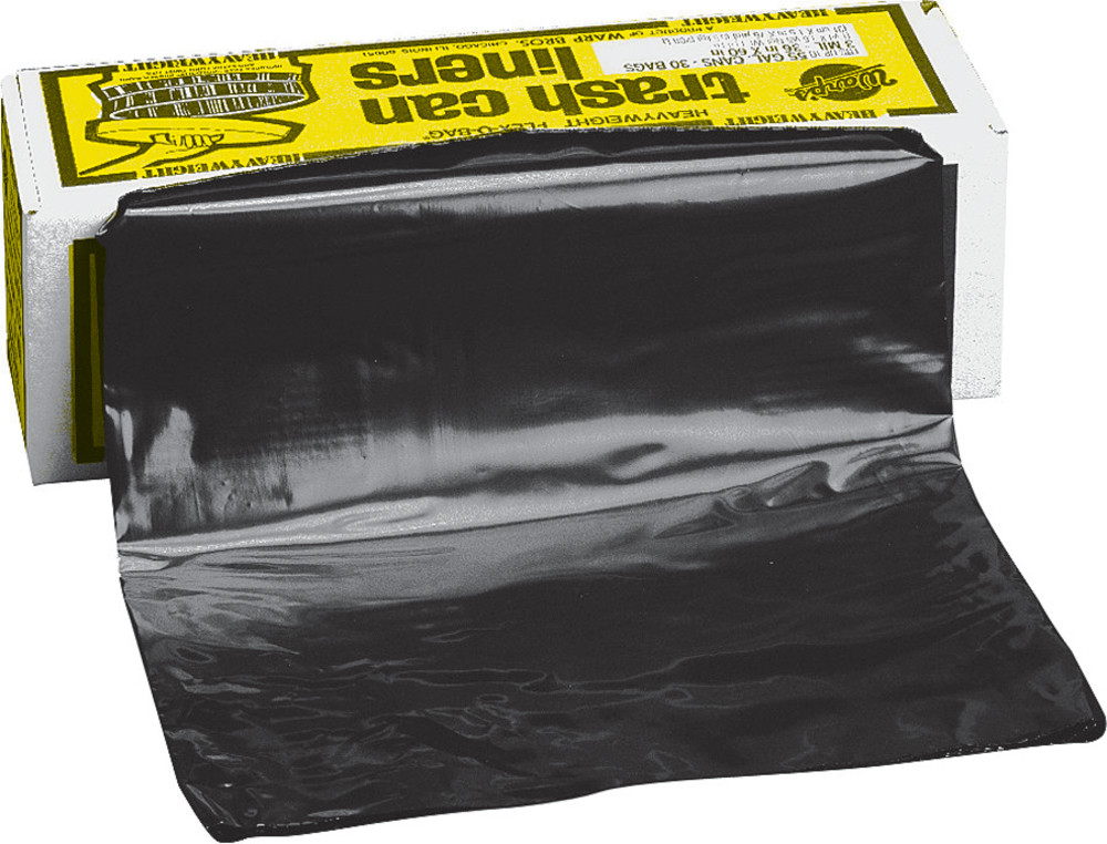 55 Gallon 3 Mil Trash Bags- Pack of 30 Bags ;