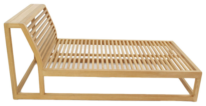 Maya Chaise   Transitional   Outdoor Chaise Lounges   by Westminster Teak  Houzz