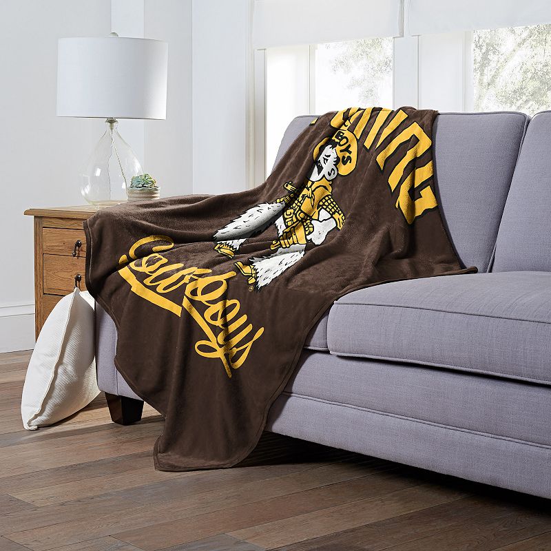 The Northwest Wyoming Cowboys Alumni Silk-Touch Throw Blanket