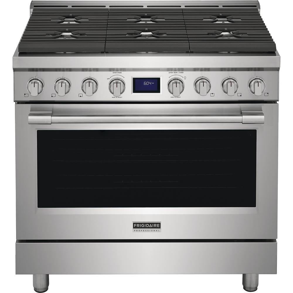 Frigidaire Professional 36-inch Freestanding Gas Range with True Convection Technology PCFG3670AF