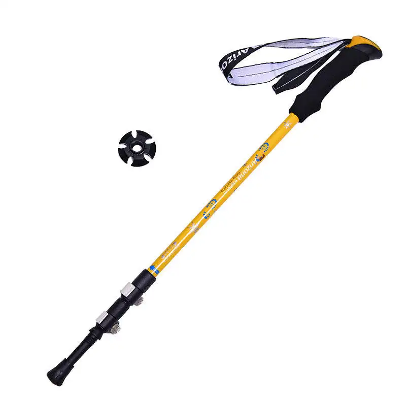 telescopic absorbing aviation speed lock folding shock aluminum alloy Trekking Poles