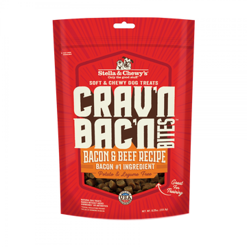 Stella and Chewy's Crav'n Bac'n Bites Bacon and Beef Recipe Dog Treats andndash; Pet Empire and Supplies