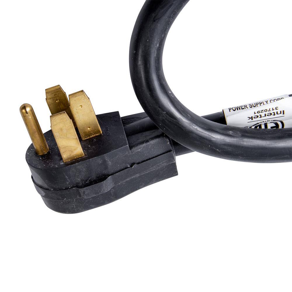 Bergen Industries 4 ft. 4-Wire Oven Range Replacement Cord Black R628204