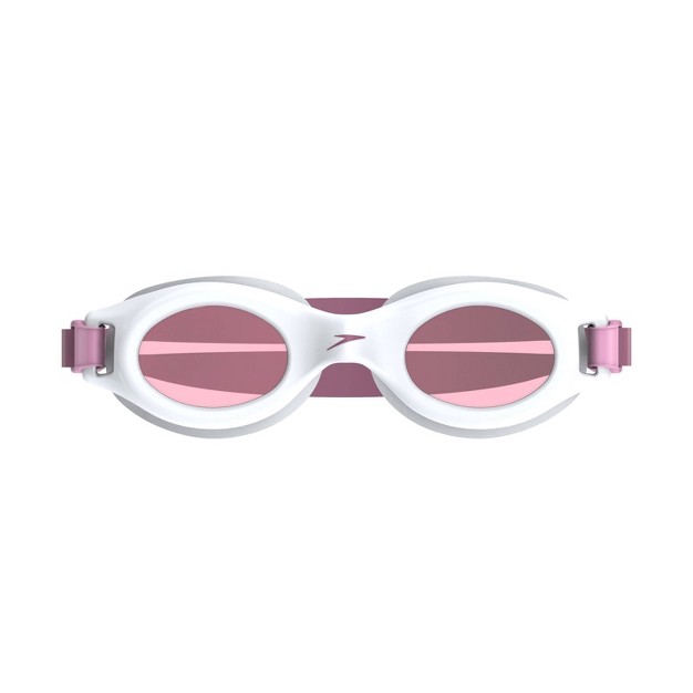 Speedo Jr Glide Swim Goggles White pink