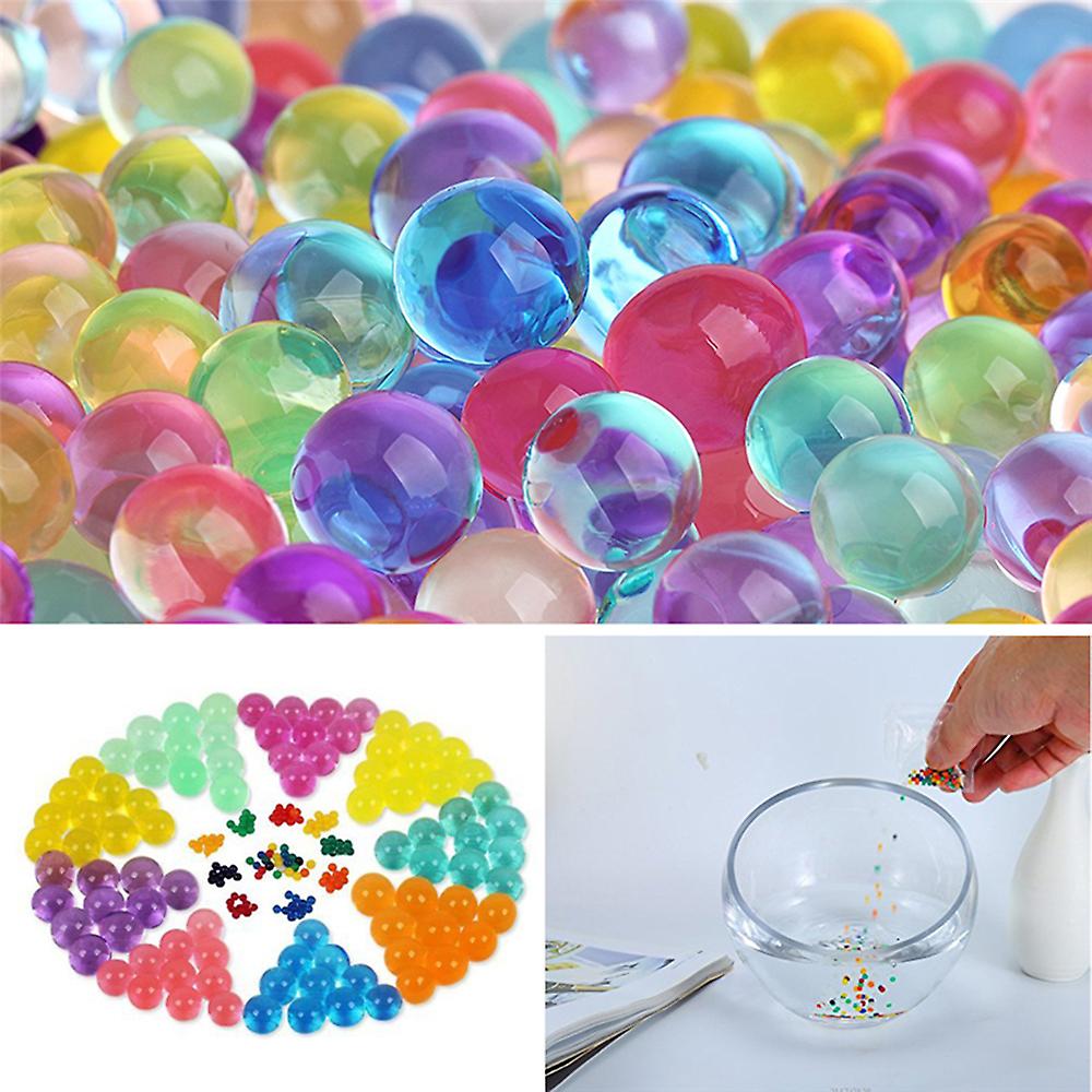 3000pcs Soft Crystal Water Beads Colorful Paintball Bullets For Water Toy Pearl Shaped Soil Mud Grow Magic Jelly Balls(green)