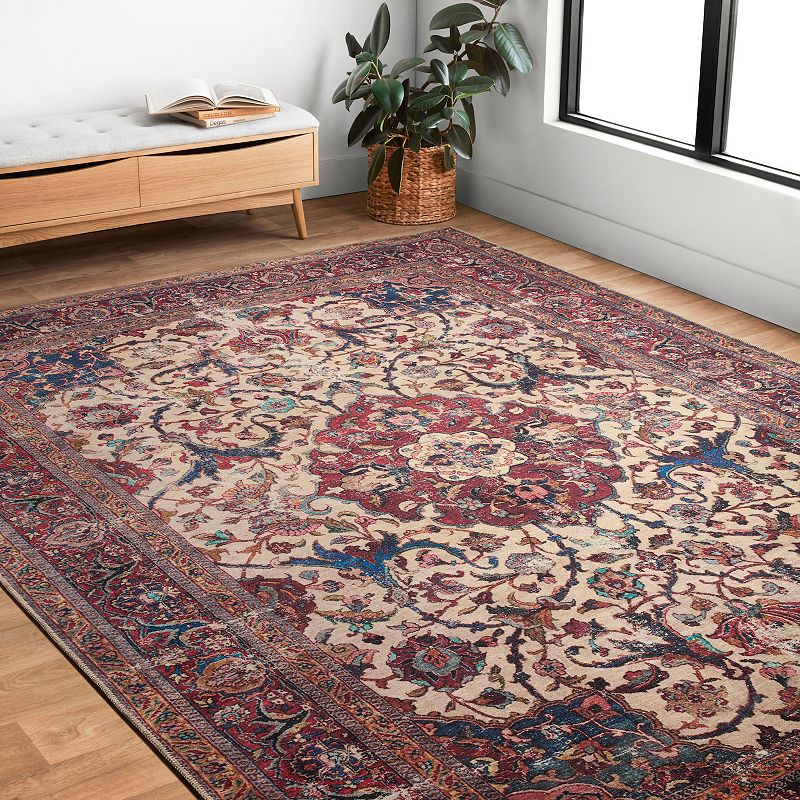 Loloi II Loren Sand Multi Accent or Area Rug