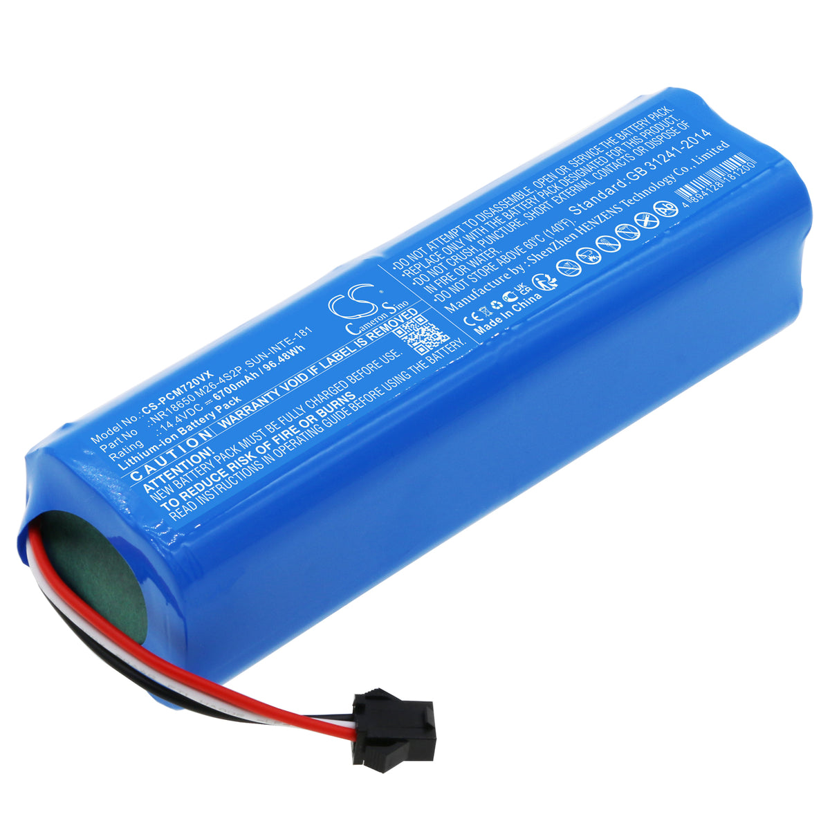 Arnagar S8 pro Vacuum Replacement Battery BatteryClerkcom Vacuum