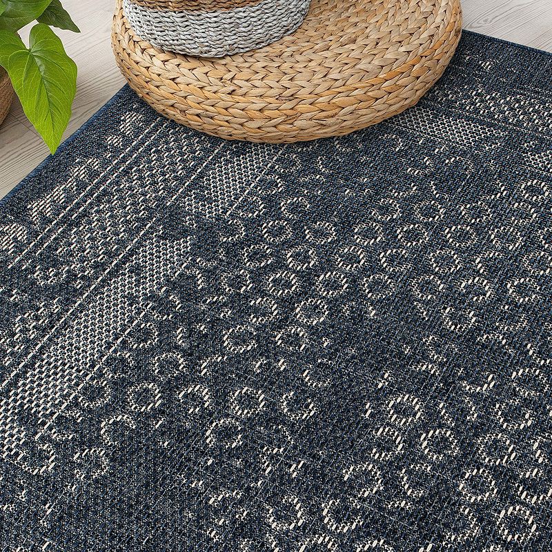 World Rug Gallery Bohemian Border Indoor Outdoor Area Rug