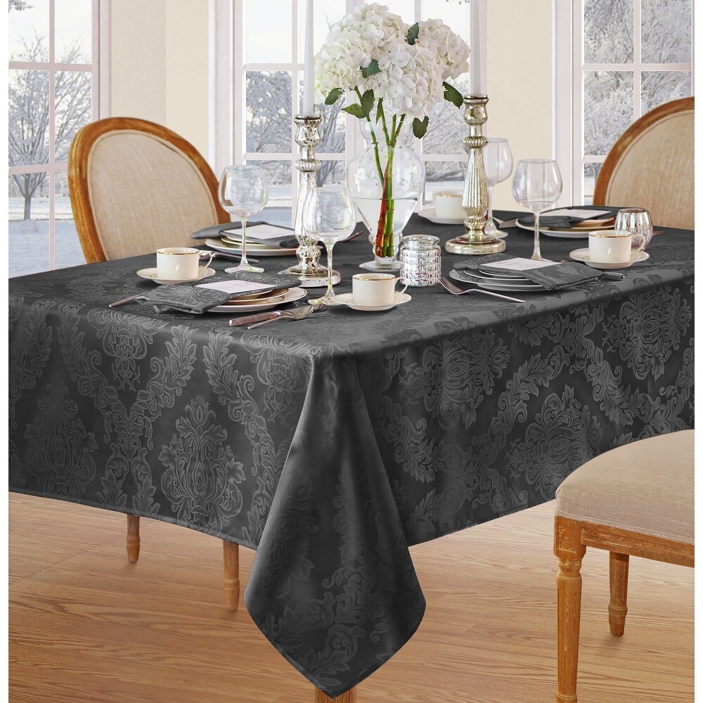 Elrene Barcelona Damask Elegant Fabric Tablecloth