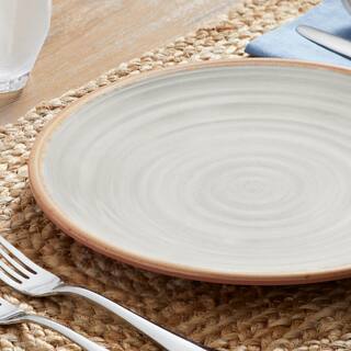 Home Decorators Collection Azria Melamine Dinner Plates in Ivory (Set of 6) PAN1105MDRSI