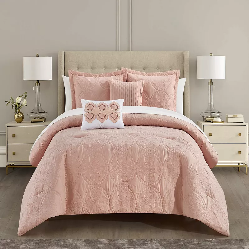 Chic Home Adaline Comforter Set with Coordinating Throw Pillows